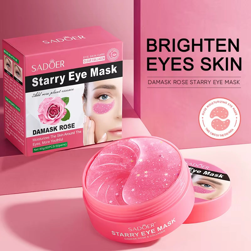 Vitalia Rose Collagen Eye Patches – Anti Dark Circles & Depuff Treatment