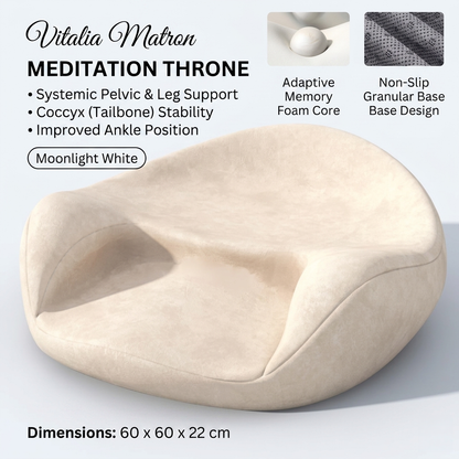 Vitalia Zen Cushion – Ergonomic Memory Foam Meditation Seat