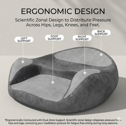 Vitalia Zen Cushion – Ergonomic Memory Foam Meditation Seat