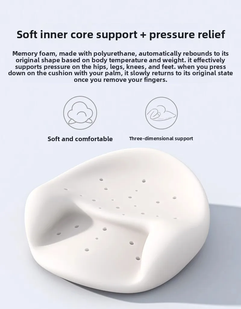 Vitalia Zen Cushion – Ergonomic Memory Foam Meditation Seat