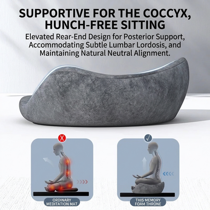 Vitalia Zen Cushion – Ergonomic Memory Foam Meditation Seat