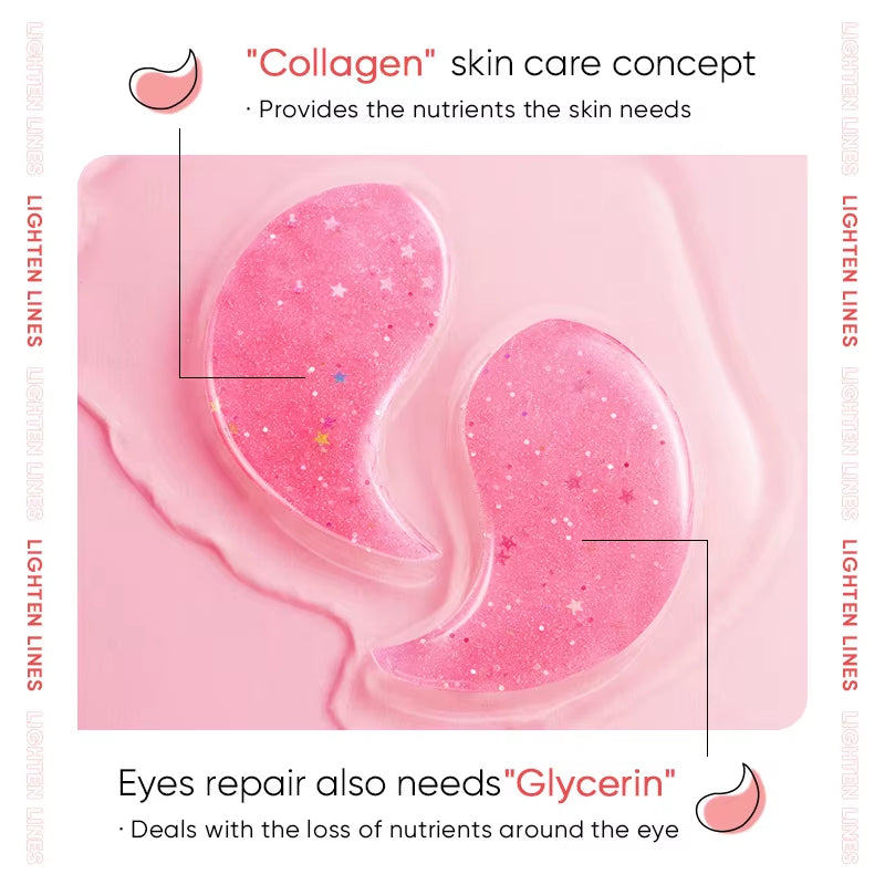 Vitalia Rose Collagen Eye Patches – Anti Dark Circles & Depuff Treatment