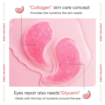 Vitalia Rose Collagen Eye Patches – Anti Dark Circles & Depuff Treatment