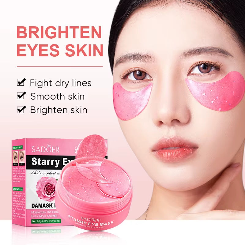 Vitalia Rose Collagen Eye Patches – Anti Dark Circles & Depuff Treatment