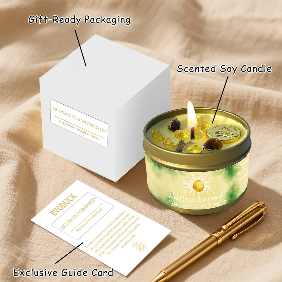 Vitalia Intention Candle – Law of Attraction Soy Wax Ritual Candle